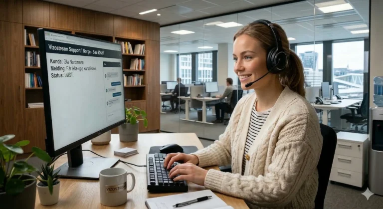 Dedikert 24/7 kundesupport for brukere av IPTV i Norge og Norden